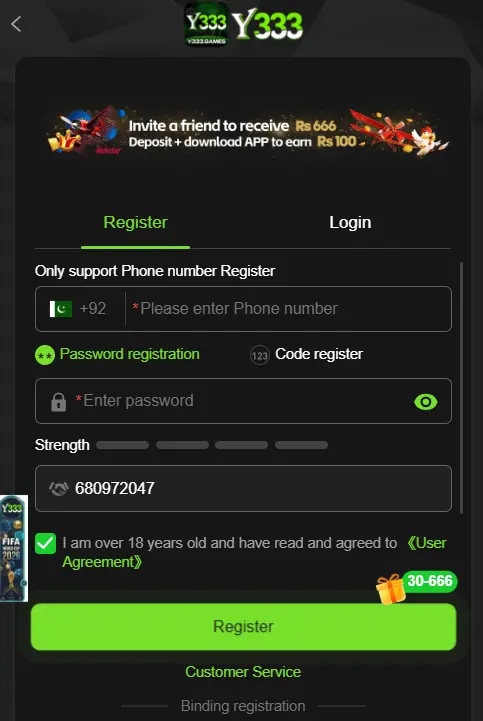 Y333 Game APK