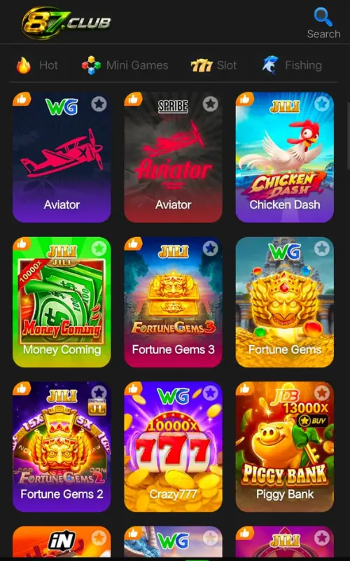 87CLUB Game APK